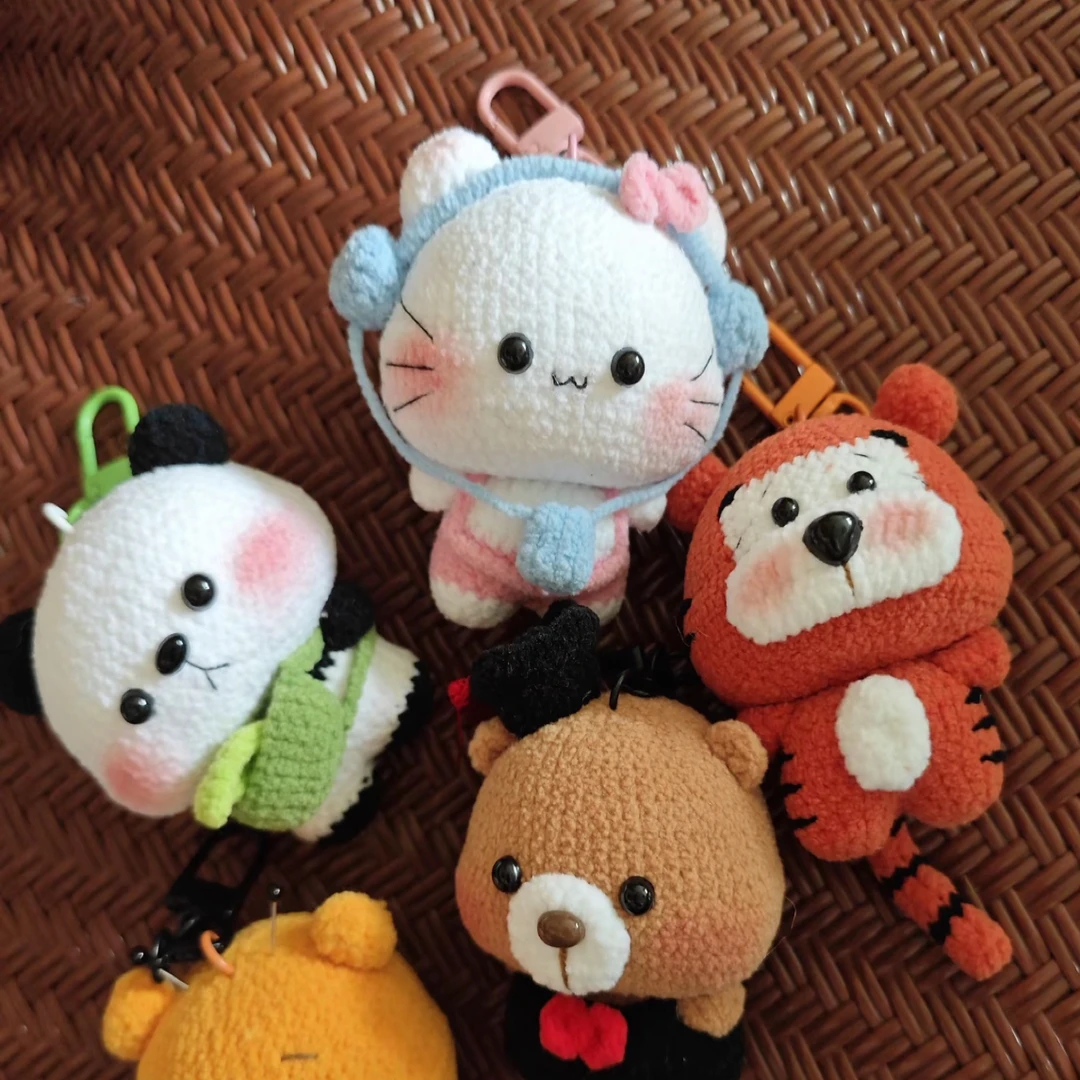 手工DIY《默认微脏瑕疵》非成品小冰条金丝绒云团马海多股线