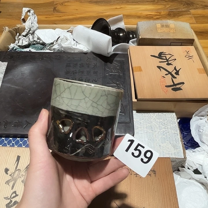 瓷片呀工艺品摆件瓷器摆件正能量
