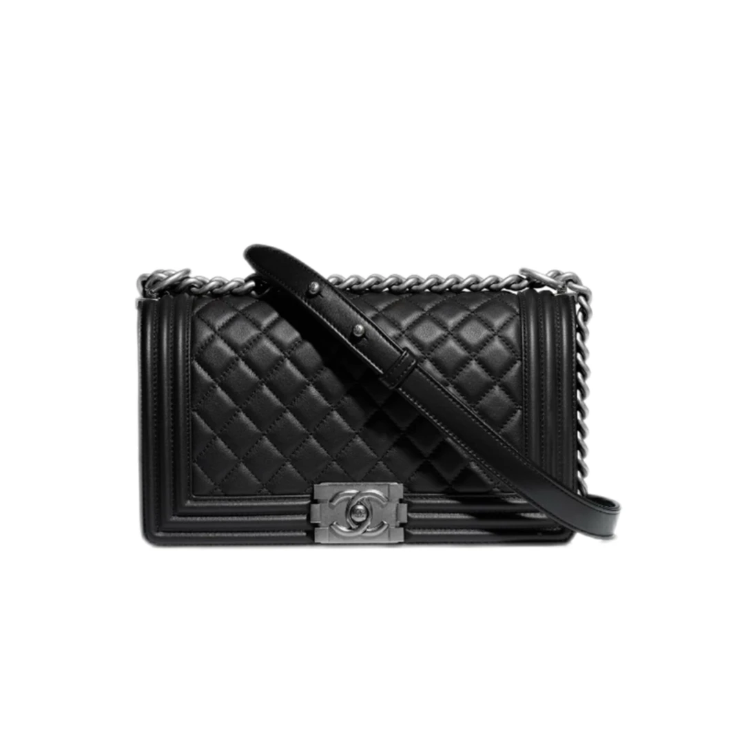 99新 Chanel/香奈儿 安洁利严选口盖包/BK0144743 斜挎包