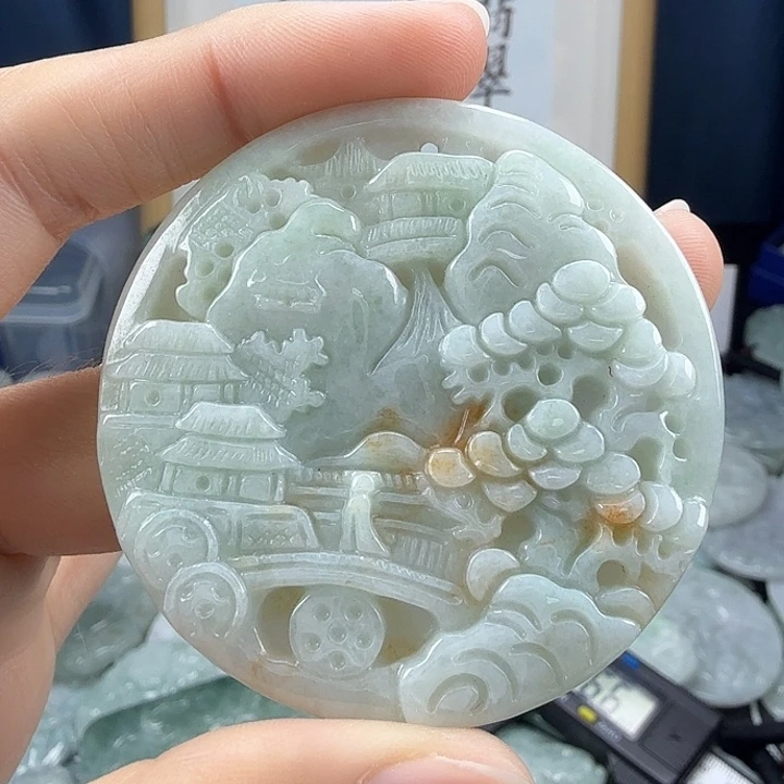 翡翠未镶嵌颈饰翡翠