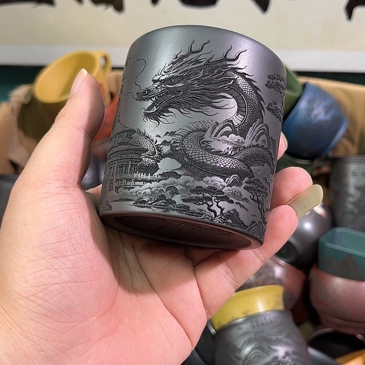 茶杯紫砂全手工紫砂主人杯