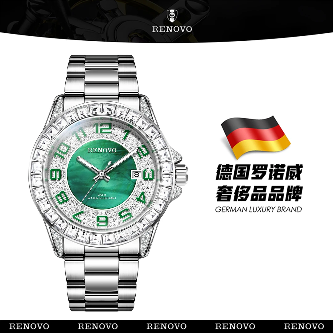 【专柜直发G】德国注册品牌RENOVO罗诺威璀璨满天星系列腕表-R81063
