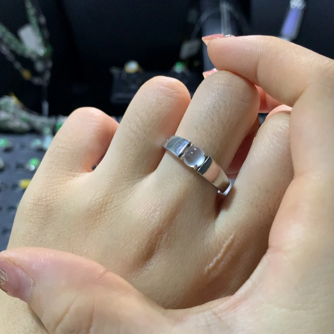 翡翠银S925镶嵌耳饰