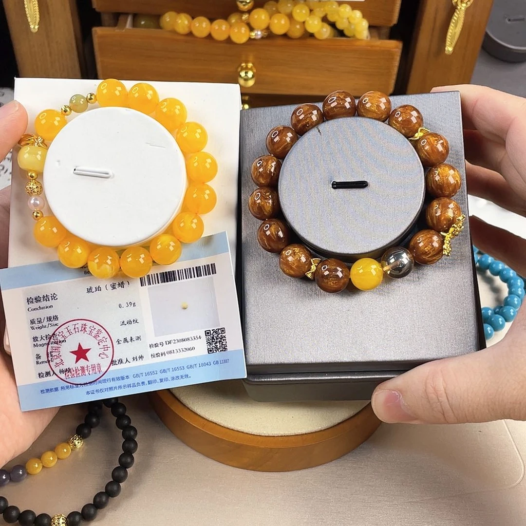 木变石手饰银S925镀金镶嵌