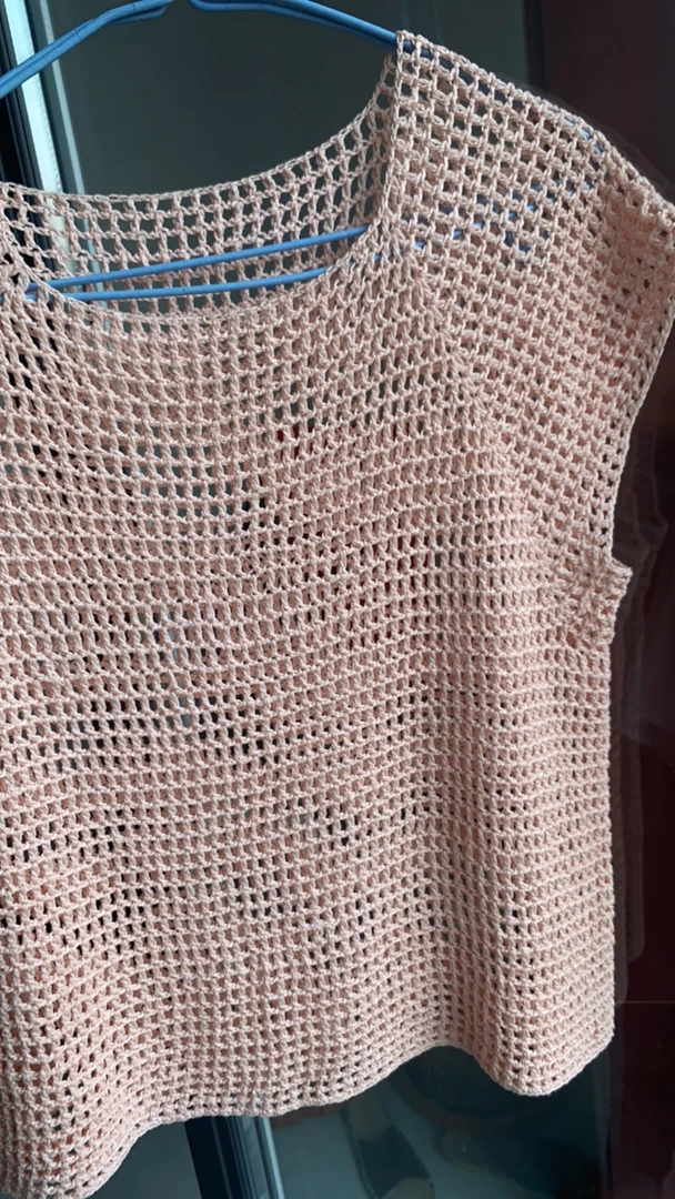 天丝棉麻亚麻蕾丝线钩织短袖材料包  2以上包邮