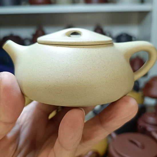紫砂茶壶原矿本山段景舟石瓢230cc半手工