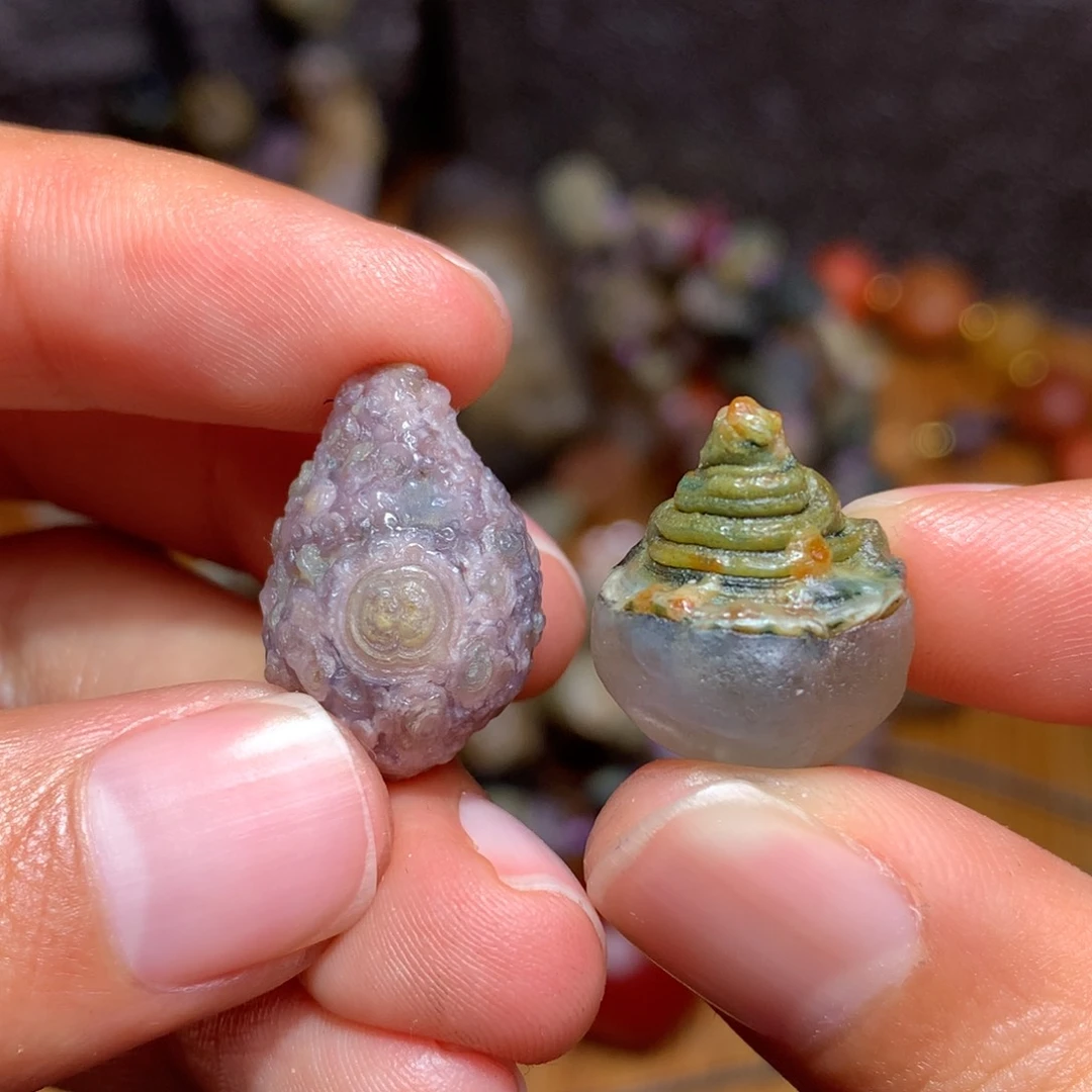 未镶嵌玛瑙/玉髓珠宝半成品