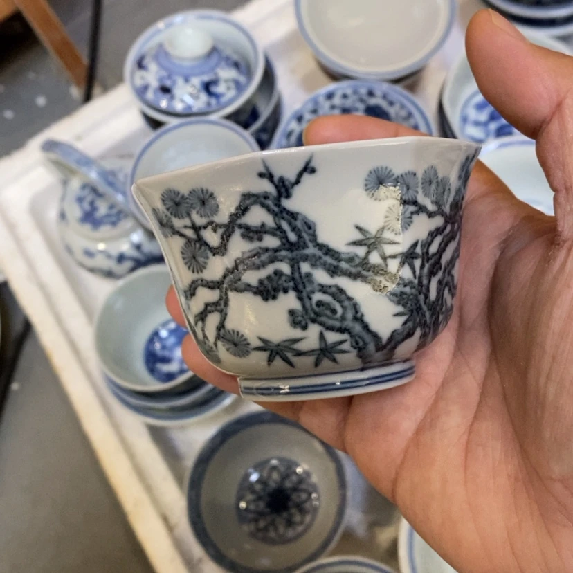 【闪购商品】景德镇青花主人杯