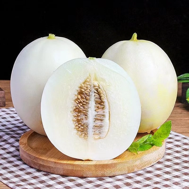 陕西头茬阎良甜瓜应季水果香甜多汁新鲜采摘 vip