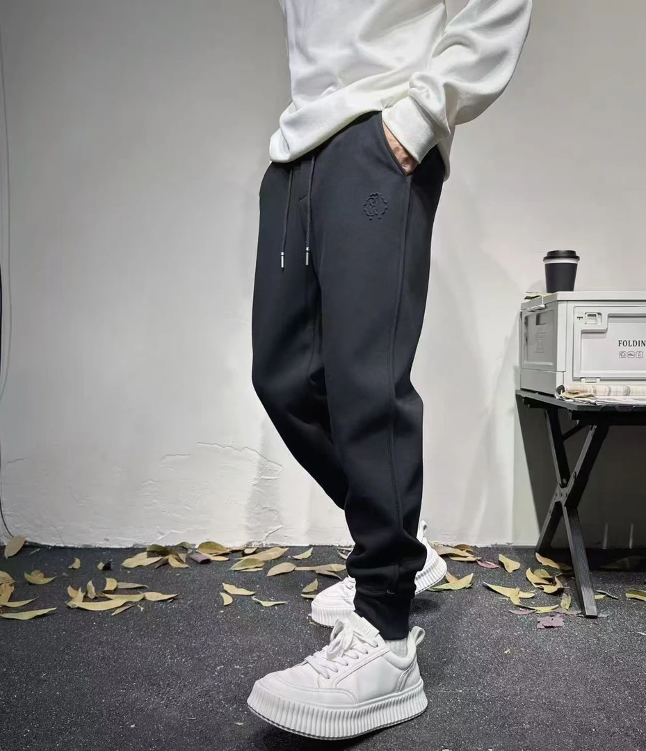 春秋厚款新款男士束脚卫裤 潮流时尚 简约百搭 重磅加厚