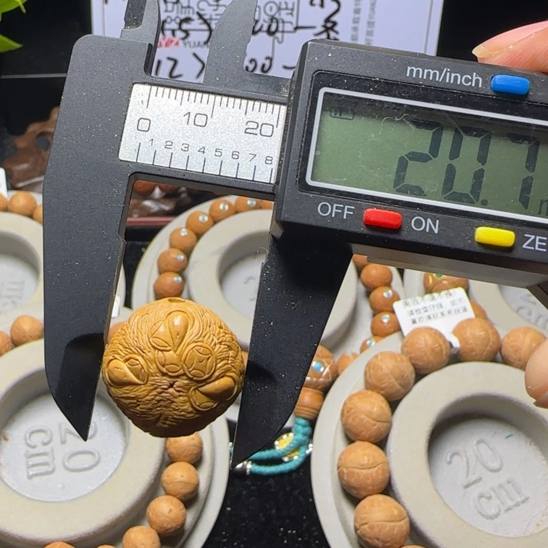 吊坠凤眼菩提20.7麒麟眼三通恶蟾抱铜钱
