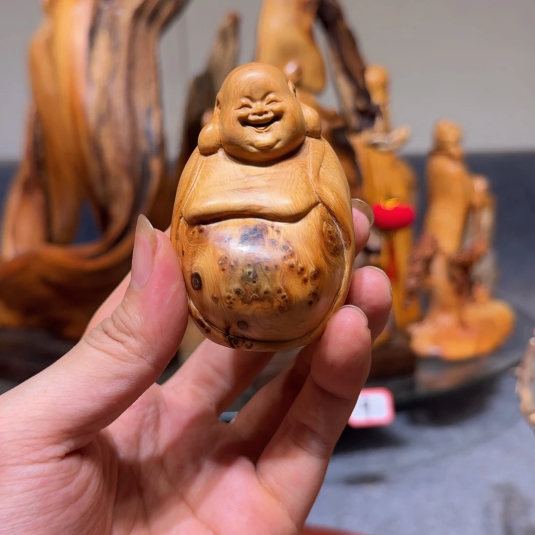 柏木崖柏手把件摆件