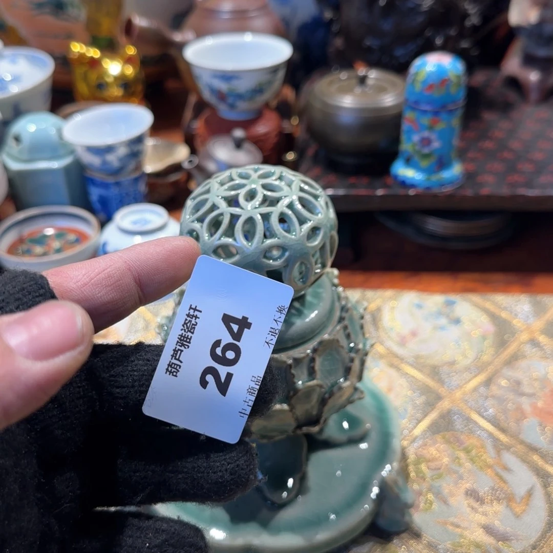 瓷瓷器美术工艺品笑*神