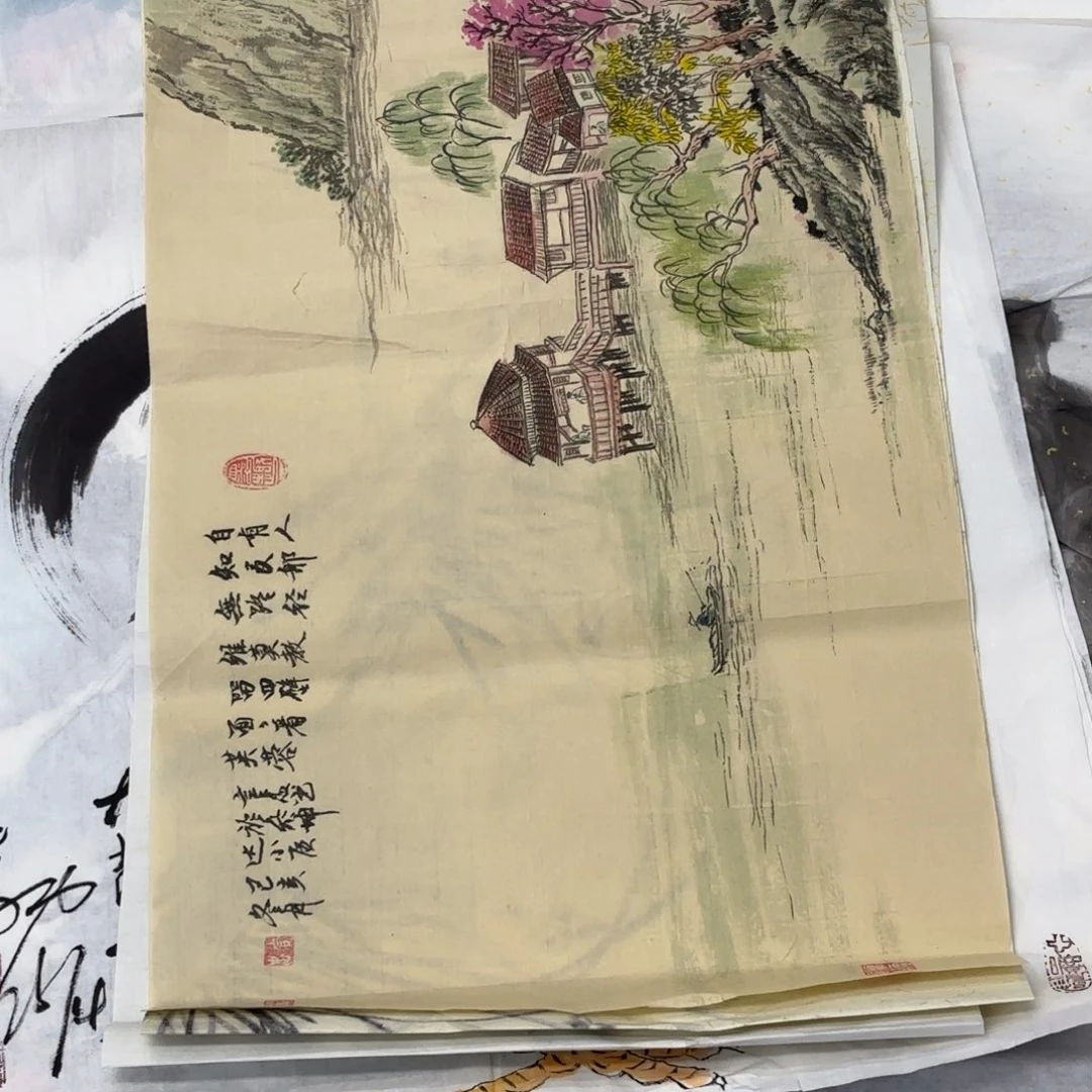 国画国画老师作品刘