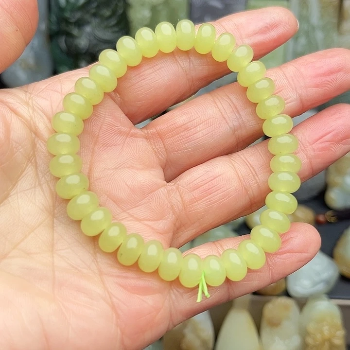 寿***刚和田玉（糖玉）未镶嵌手链