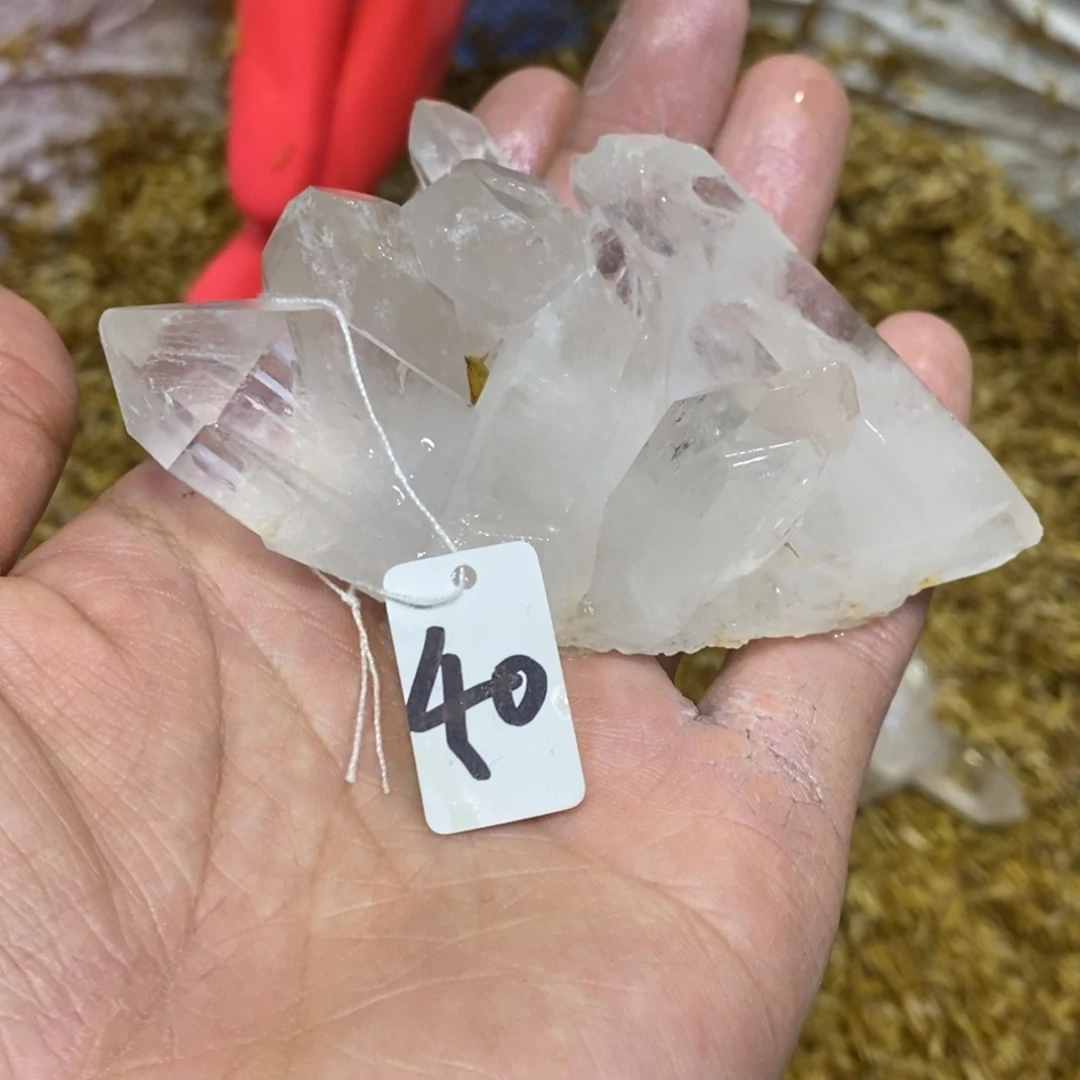 水晶水晶原石摆件未镶嵌