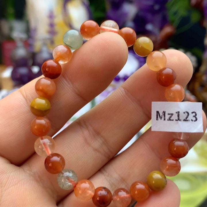 手链未镶嵌水晶彩兔毛手链