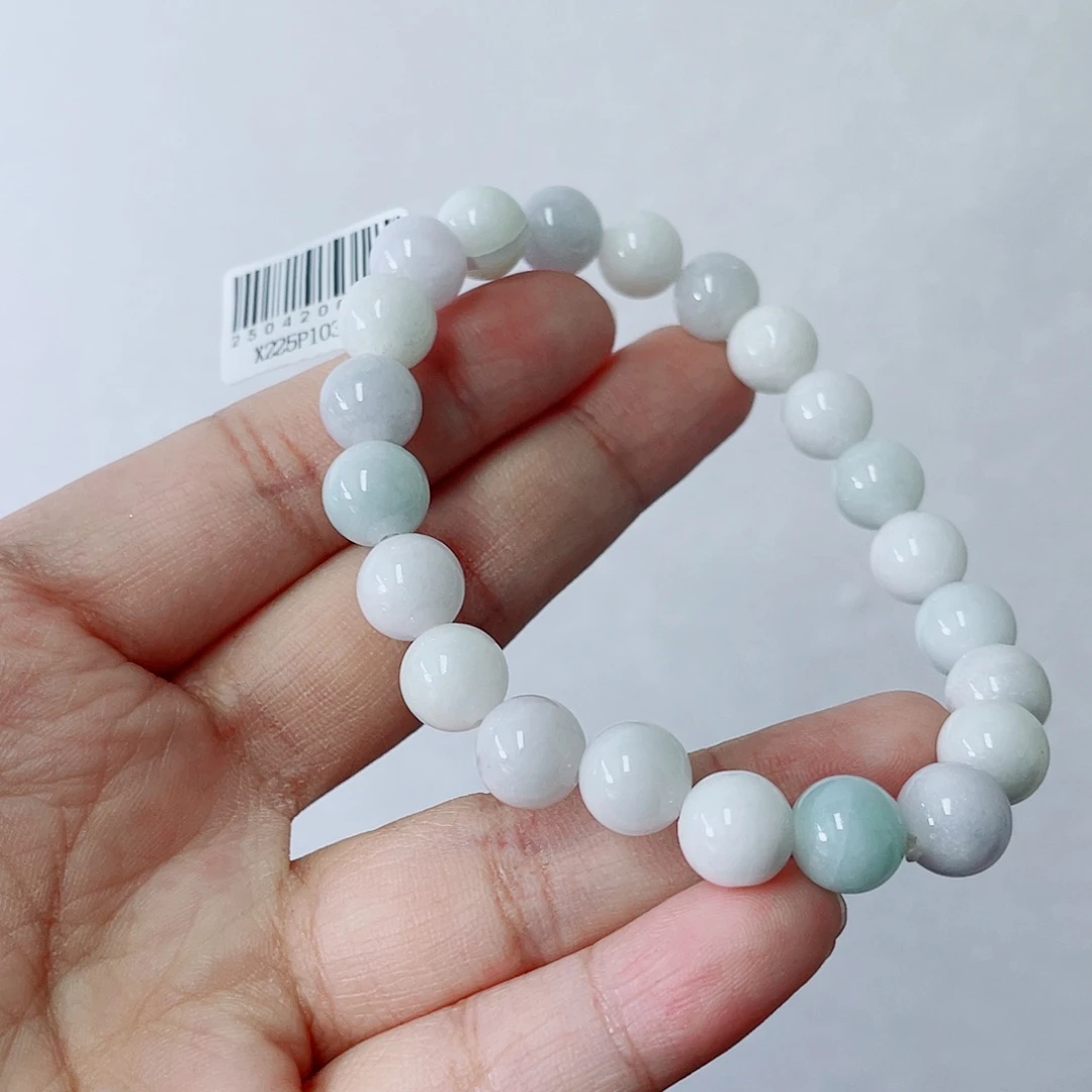 未镶嵌定制翡翠珠串