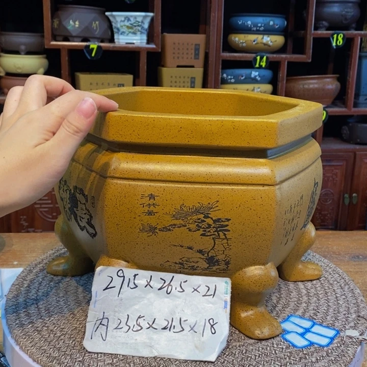 紫砂花盆紫砂花盆