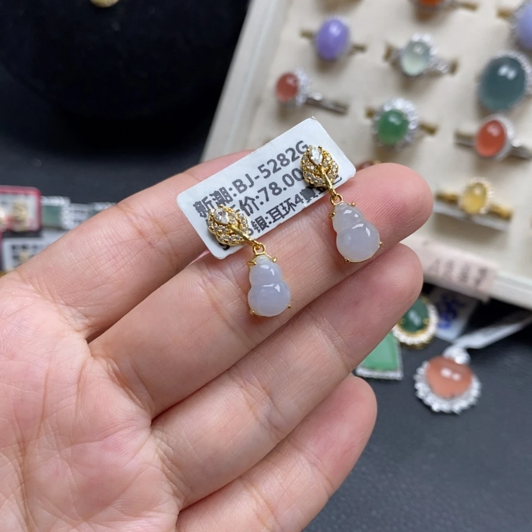 翡翠银S925镶嵌戒指