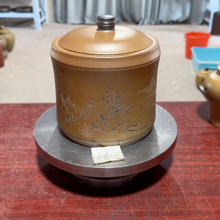 小***天紫砂茶叶罐。。。。。。。。。。。。