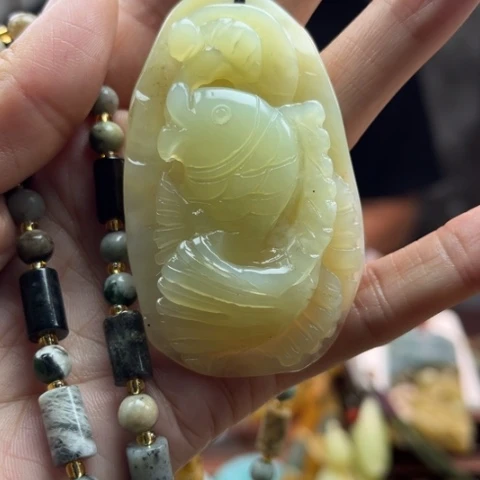 岫玉挂件未镶嵌挂件