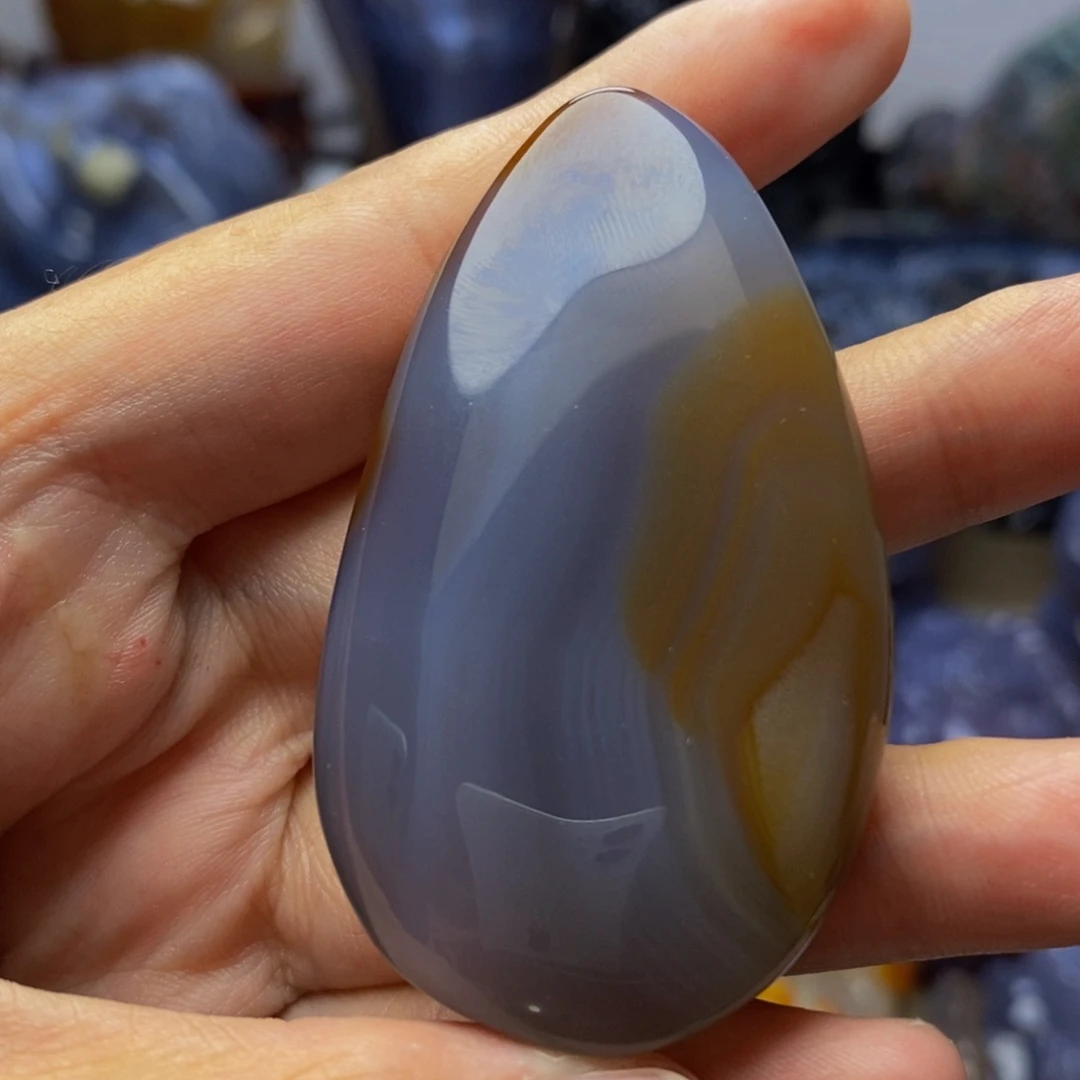 玛瑙/玉髓手把件未镶嵌