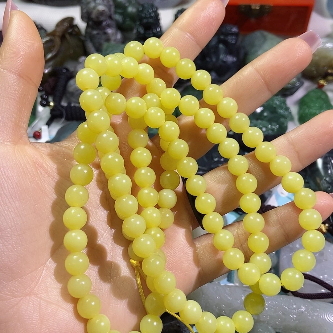 和田玉珠宝半成品未镶嵌嘟**逗