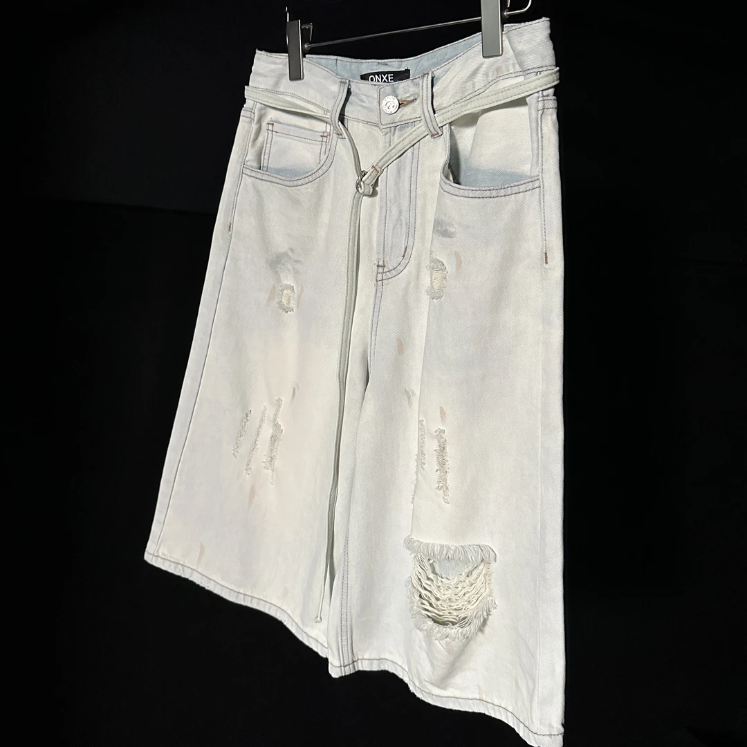 【CLFEERIN】牛仔短裤 七分裤