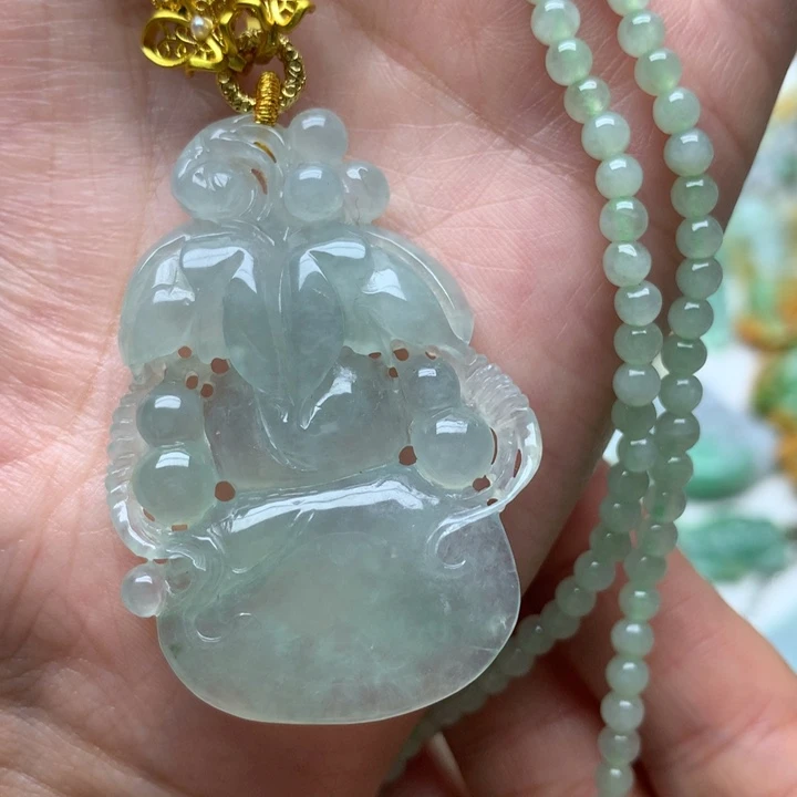 颈饰未镶嵌翡翠翡翠