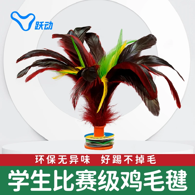 毽子儿童小学生运动专用成人大鸡毛耐踢腱子羽毛毽球比赛跃动键子