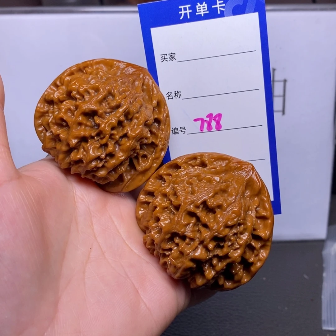 把件文玩核桃788/52官帽