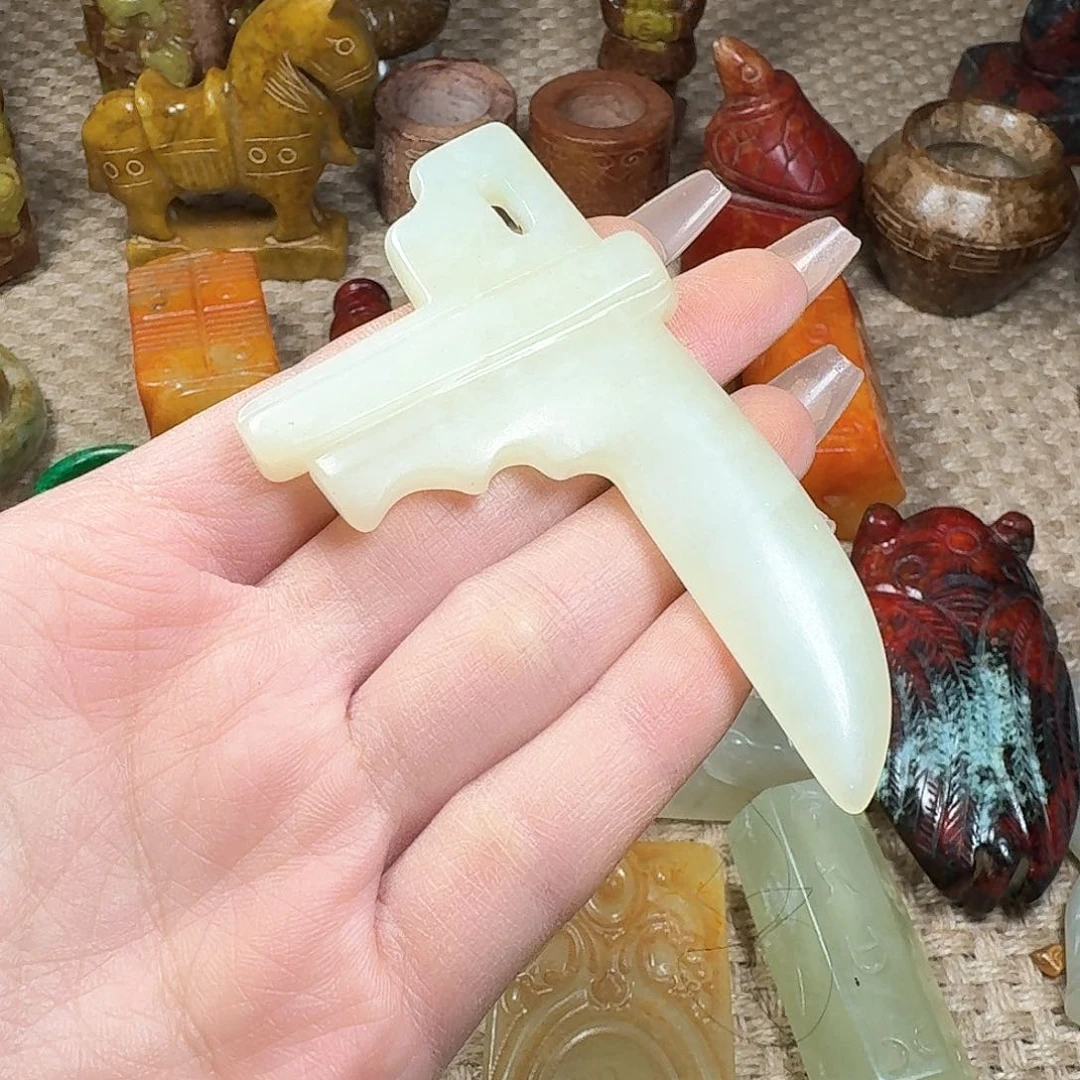 白玉菩提吊坠挂件