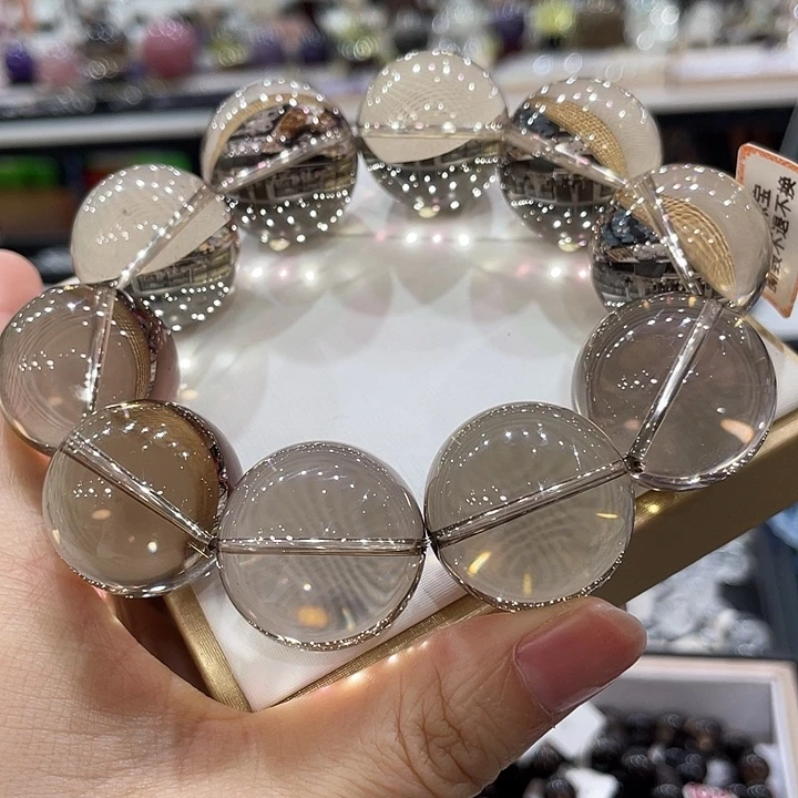 水晶珠宝半成品未镶嵌25mm珠径