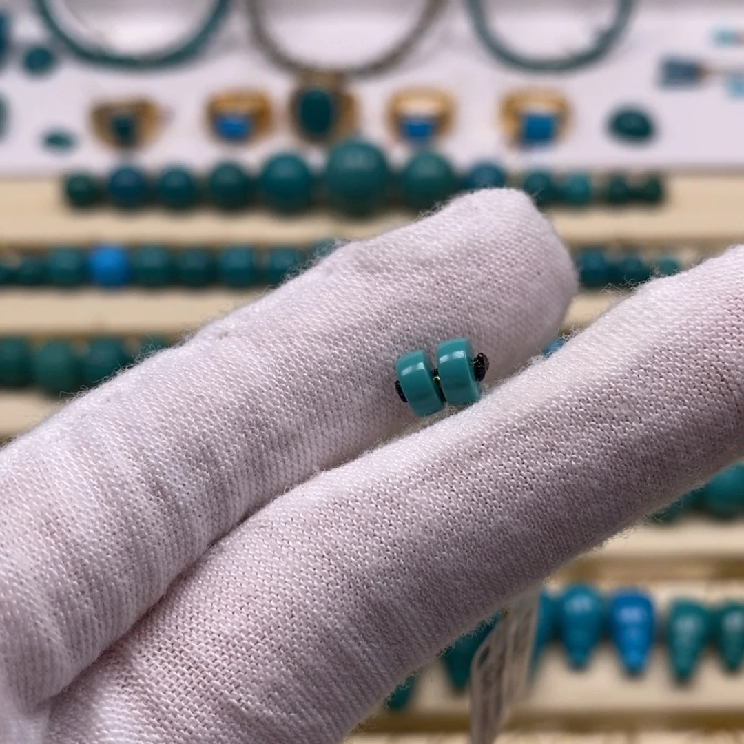 绿松石未镶嵌珠宝奇石5.6mm