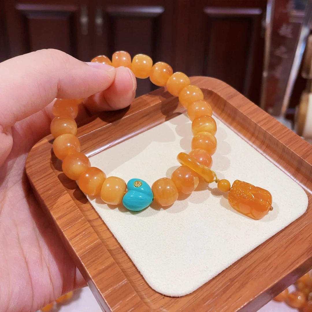 蜜蜡未镶嵌手链手串
