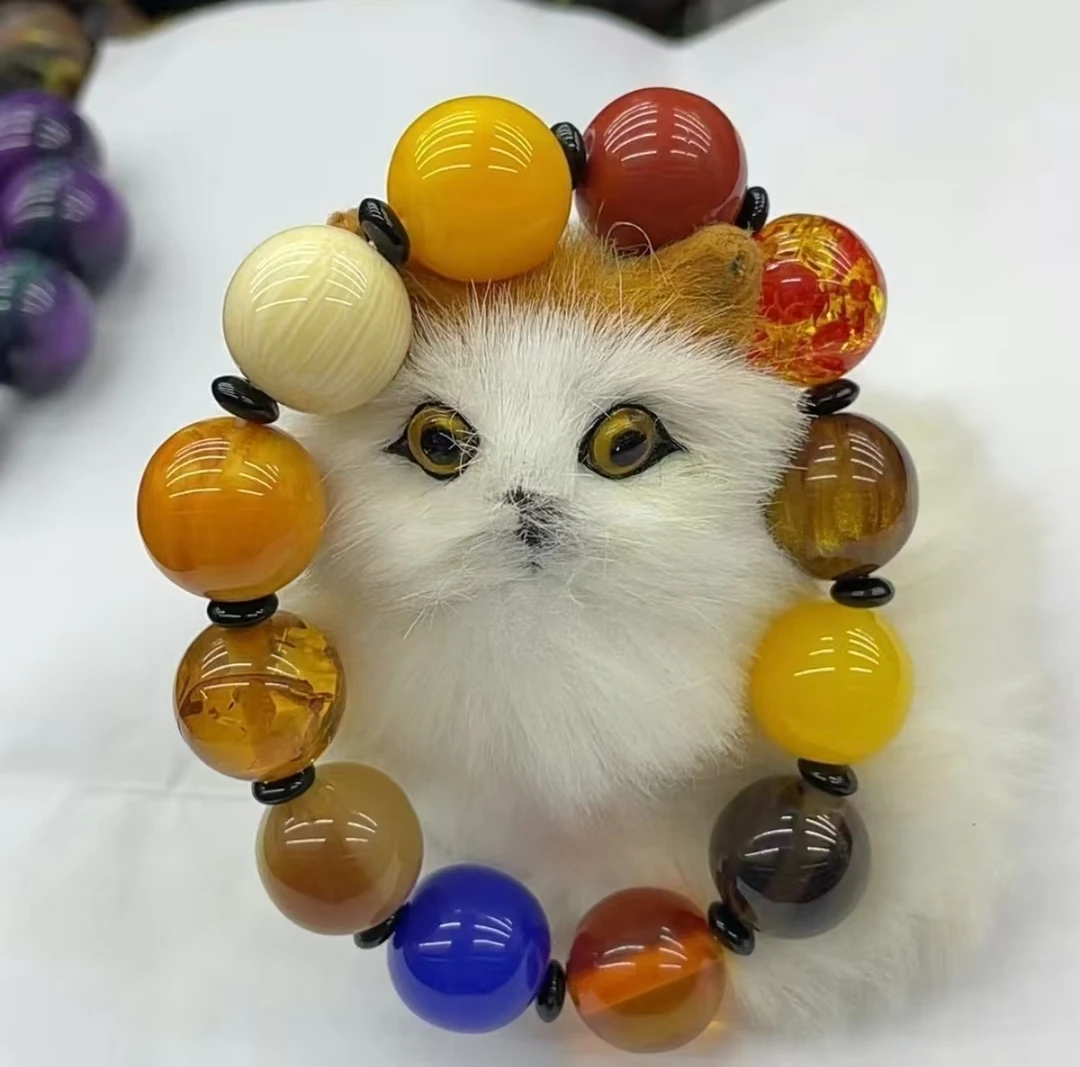 【古典珍藏】多宝G069时尚潮流多宝树脂手串