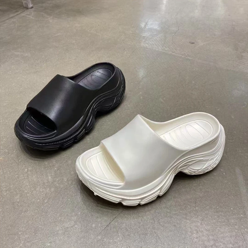 超轻欧美拖鞋*Q（跟高6CM 35-39码）