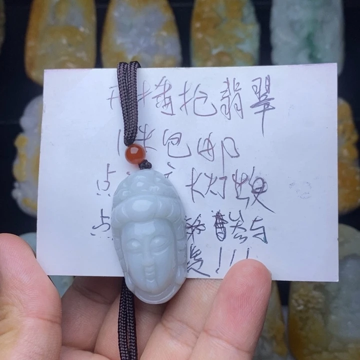 翡翠未镶嵌颈饰小*✨翡翠