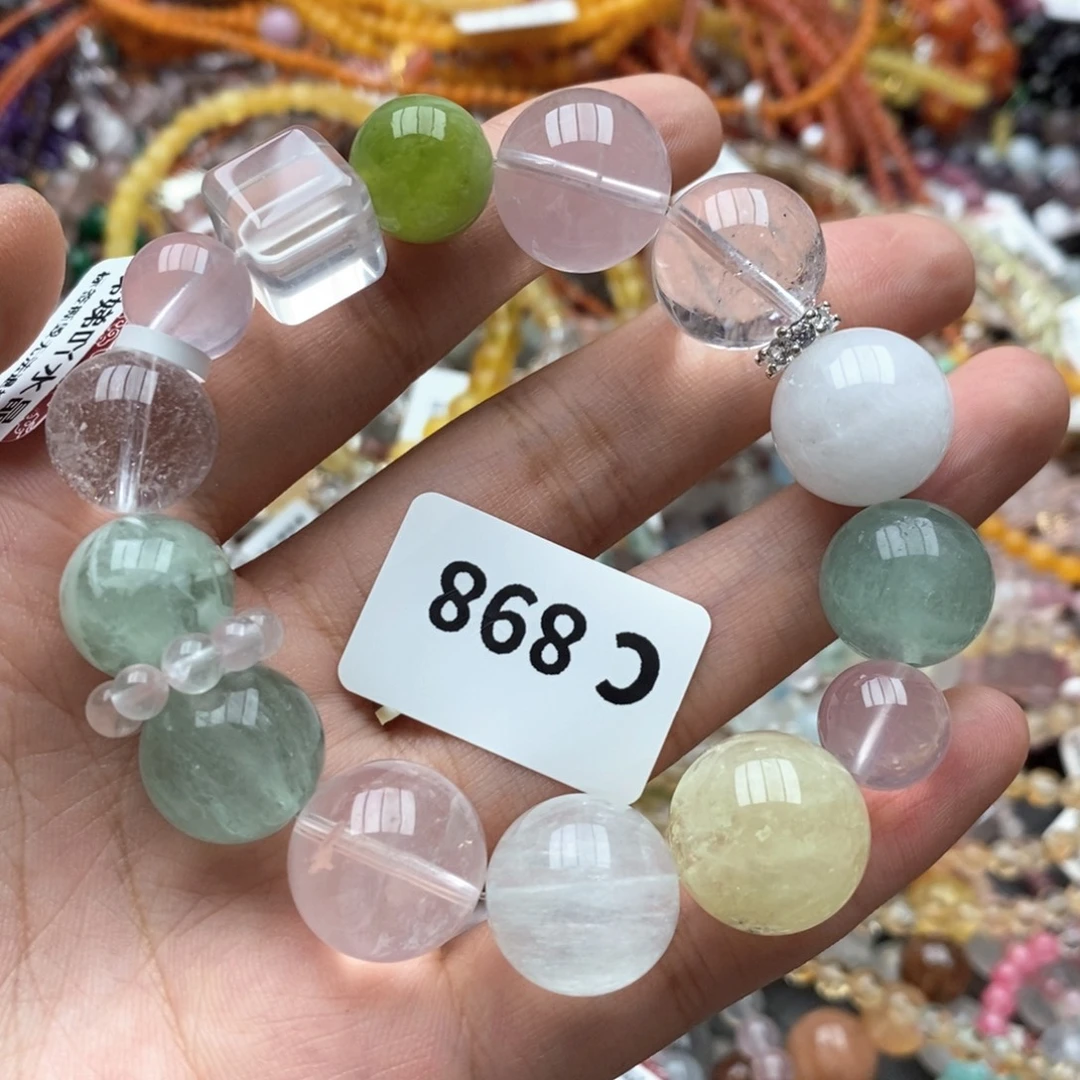 未镶嵌手链水晶多样性