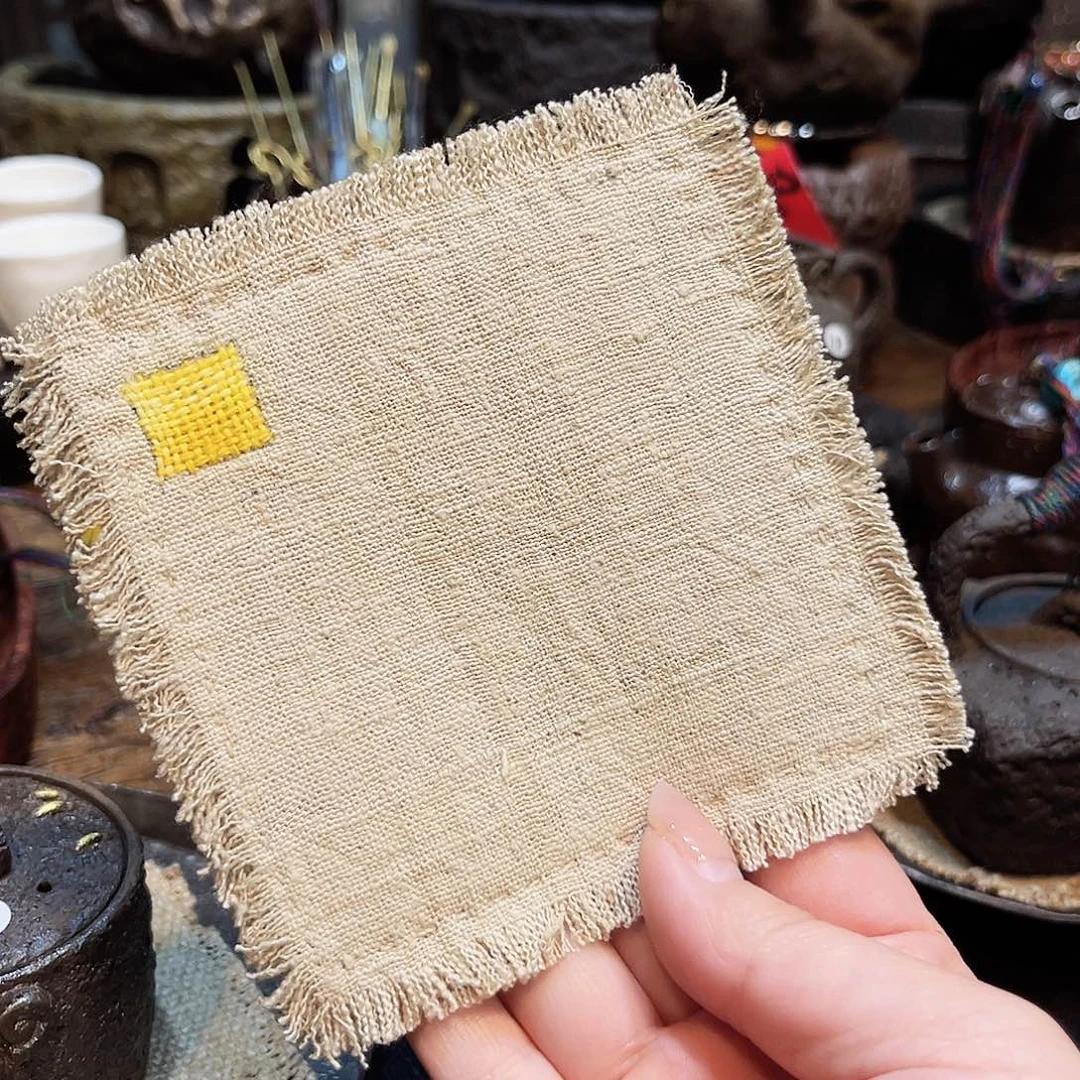 野生柞蚕丝杯垫杯垫杯垫