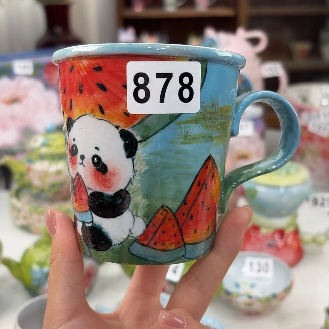 景德镇手绘高温釉下彩陶瓷茶具