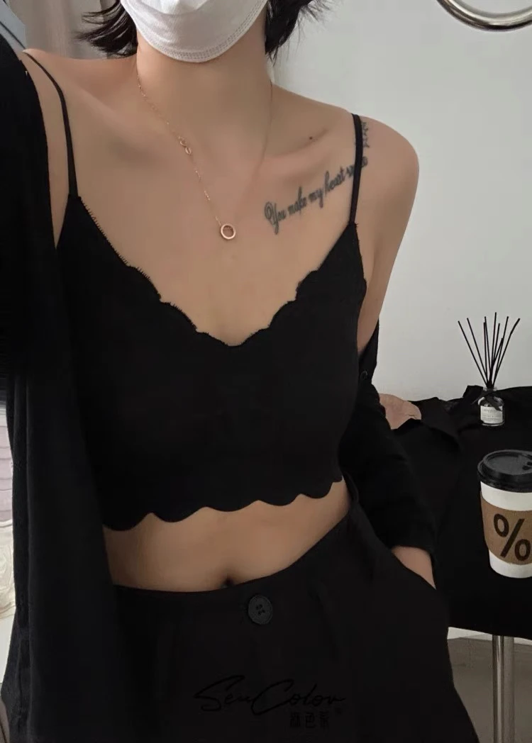 【鞋爱】31012蕾丝固定杯无痕吊带美背