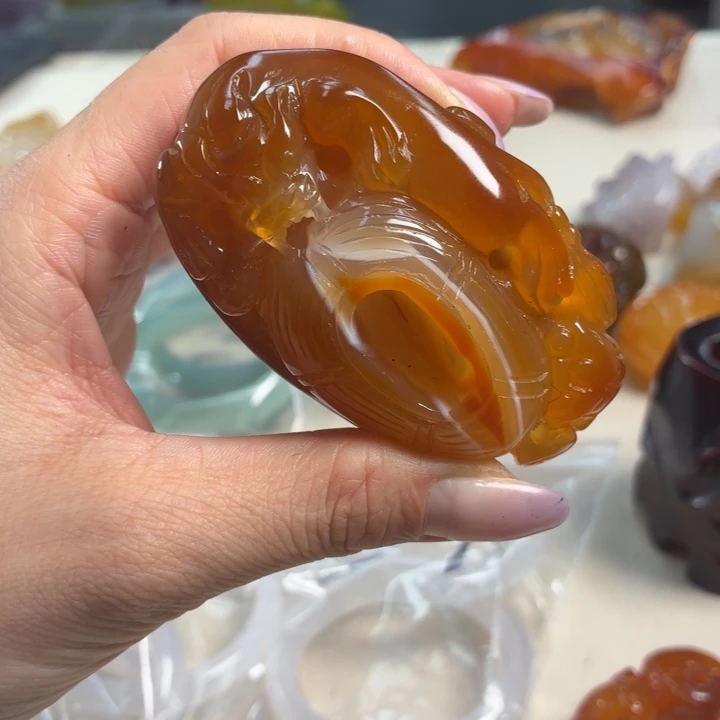 玛瑙/玉髓未镶嵌吊坠(不含链)