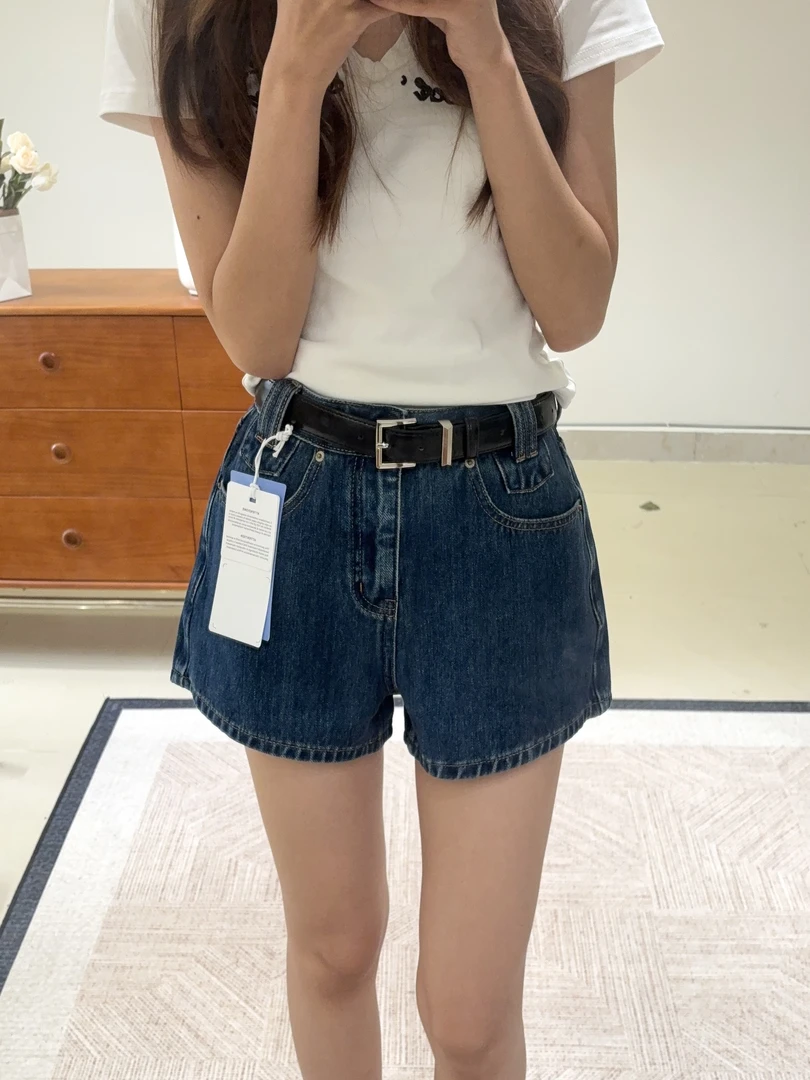 【86025】直面弹 夏季高腰直面微弹力短裤 舒适百搭