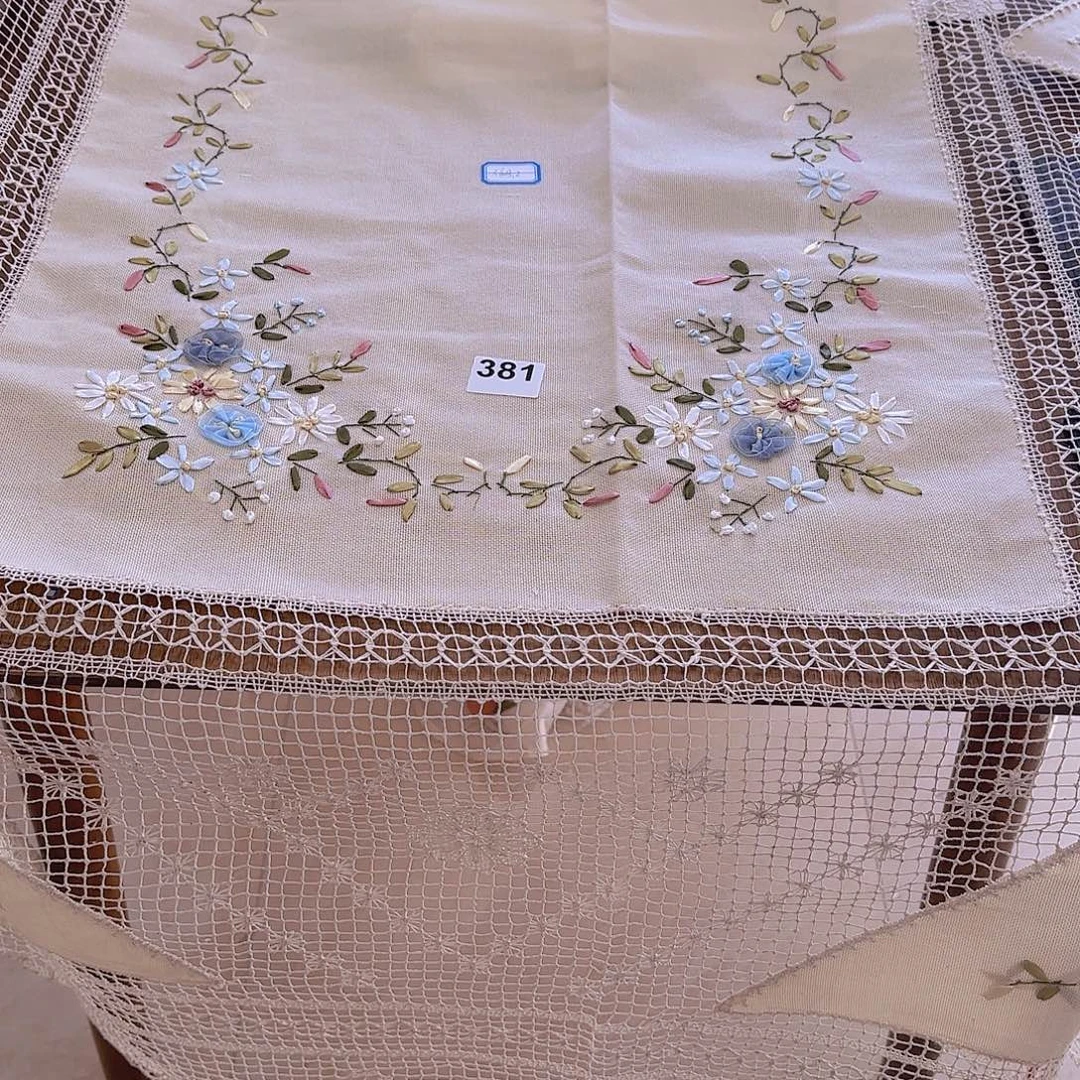 毛绒手工钩针相拼3米✖️1.7桌布381号