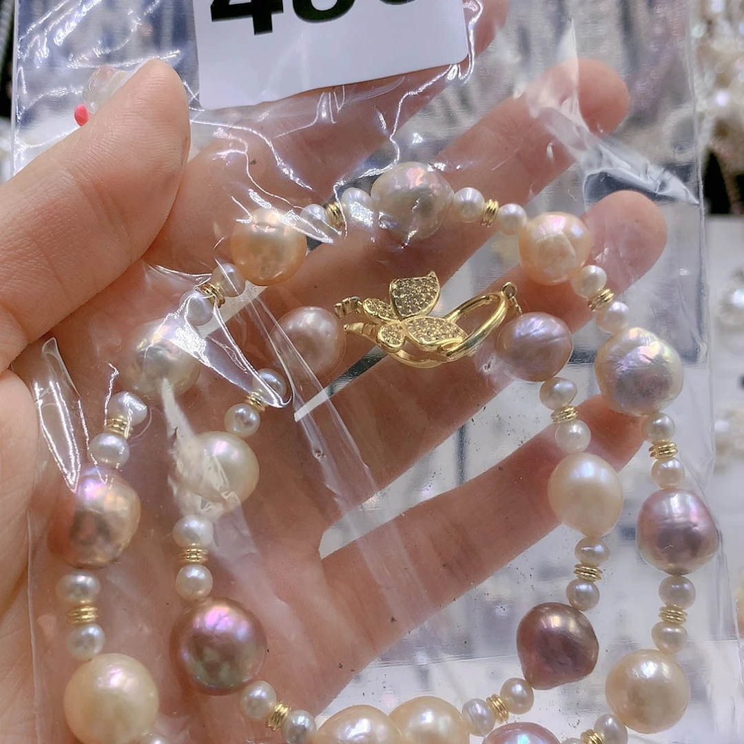 银S925镶嵌耳饰淡水珍珠用****2