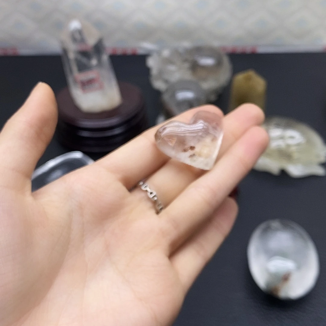 未镶嵌水晶珠宝半成品244水晶石