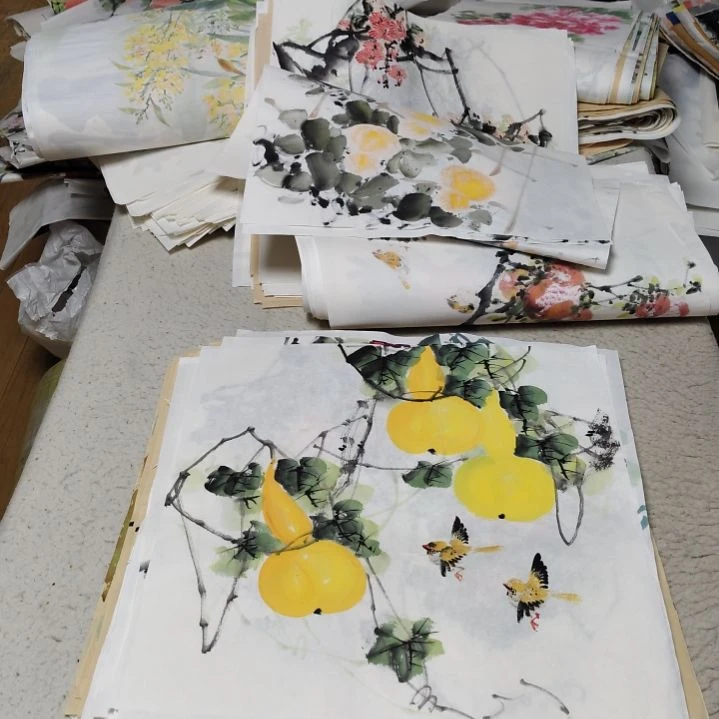 日***物国画国画花鸟花鸟国画
