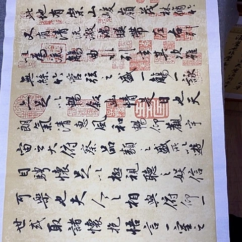 兰亭集序行书六尺作品